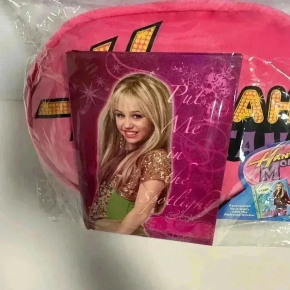 2008 NEW & Unopened in Original Package /Hannah Montana Diary Set Pink / Pillow - Picture 3 of 12